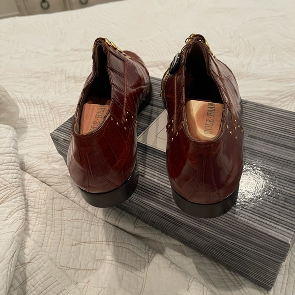 Vintage Romano Martegani Lace Up Alligator Shoes - Picture 2 of 13